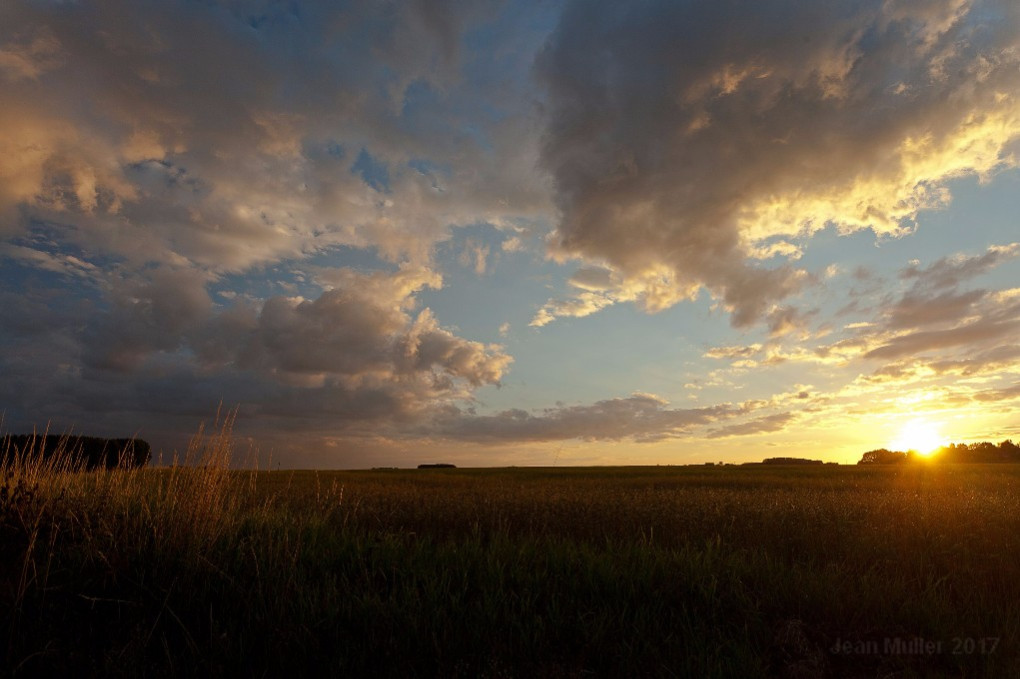 Sunset in the countryside 2
